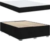 vidaXL Cadre de lit avec matelas noir 160 x 200 cm Tissu Voir les images du produit 5