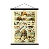 MuchoWow® Textilposter Tiere - Kamel - Giraffe - Jahrgang - Produktbild-Vorschau 1