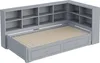 Merax Massivholzbett 90x190/180x190 cm mit Ausziehbett, Produktbild-Vorschau 12