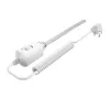 A white electric heating element with a coiled cord and a plug. Anteprima dell’immagine prodotto