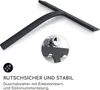 GÜTEWERK Duschabzieher Set mit Halter - schwarz 23 cm breit Produktbild-Vorschau 2