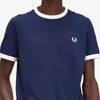 Fred Perry Taped Ringer Shirt Herren Anteprima dell’immagine prodotto 3