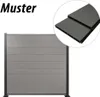 Muster  WPC Zaun / Sichtschutz / Steckzaun, 20 x 200 mm, Produktbild-Vorschau 1