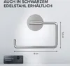Zeltklevende roestvrijstalen Toiletrolhalter, Mat, ohne Produktbild-Vorschau 4