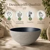 Solar Brunnen Set inkl. Akku - 45 cm Schale in creme Produktbild-Vorschau 2
