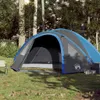 vidaXL Kuppel-Campingzelt 4 Personen Blau Wasserdicht Produktbild-Vorschau 3