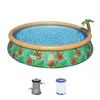 Bestway 57416 - Fast Set Pool - Paradise Palms (457x84cm) Produktbild-Vorschau 1