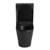 Modernes Stand-WC Keramik schwarz TURIN niedriger Produktbild-Vorschau 6