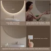 S'AFIELINA Specchio da bagno a LED specchio rotondo da Anteprima dell’immagine prodotto 7