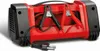 A red and black battery charger with attached clamps and a power cord is shown against a white background. Produktbild-Vorschau