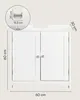 Landhaus Waschbeckenunterschrank Marbella Badunterschrank Produktbild-Vorschau 7