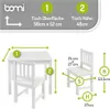 BOMI® Kindertisch mit 2 Stühlen Amy aus Kiefer Massiv Holz Produktbild-Vorschau 2