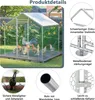 Wolierka dla kur 2x2x2 m z zamkiem bezpieczeństwa i Podgląd zdjęcia produktu 3