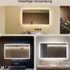 Artforma Badspiegel mit Beleuchtung, Spiegel 120x70 Touch, Produktbild-Vorschau 8