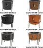 A collage of different sizes and colors of Masuria Wild Alpha fire pits. Produktbild-Vorschau