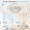Deckenventilator mit Beleuchtung Fernbedienung APP,38W Produktbild-Vorschau 3