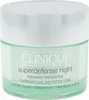 A close-up studio shot of a Clinique Superdefense Night Recovery Moisturizer jar. Produktbild-Vorschau