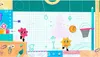 A playful, cartoon-like scene depicting characters and game elements on a grid background, resembling a crafting or game interface. Podgląd zdjęcia produktu