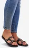 Verzierte Flache Damen Sandalen Schwarz Adivrae 39 Produktbild-Vorschau 10