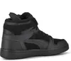 A side view of a black Puma high-top sneaker with a fur lining. Produktbild-Vorschau