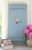 Landhaus Fensterladen Vogel in taubenblau, Shabby antique Produktbild-Vorschau 1