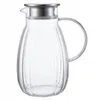 Glaskaraffe 1,8L Set mit 6 Gläsern und Edelstahldeckel Produktbild-Vorschau 4