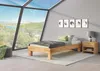 Holzbett breites Einzelbett 100x200 Buche geölt Futonbett Produktbild-Vorschau 2