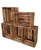 Dekokiste 40x30x23 cm 5er Set - Holzkiste Aufbewahrung als Produktbild-Vorschau 1