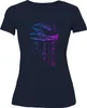 t-Shirt damski Japanese Wave Ukiyoe Neon Vaporwave Podgląd zdjęcia produktu 7