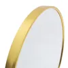 40cm Golden Rund Spiegel Dekorative HD Wandspiegel Produktbild-Vorschau 5