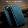 Étui en cuir pour iPhone 14, protection RFID, fermeture Voir les images du produit 2