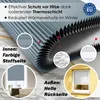 Thermo Wabenplissee Hitzeschutz, ohne Bohren, Stahlblau, Produktbild-Vorschau 2