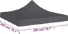 vidaXL Partyzelt-Dach 2x2 m Anthrazit 270 g/m² Produktbild-Vorschau 7
