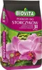 A bag of orchid soil with images of orchids on it. Produktbild-Vorschau