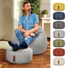 Green Bean® Sitzhocker "Home Linen" 45x25cm mit EPS Perlen Produktbild-Vorschau 2