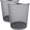 Westcott Papierkorb Mesh Silber (2er-Set) | 2 x Mülleimer Produktbild-Vorschau 1