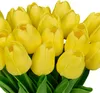 Sztuczne tulipany Relaxdays, 24 sztuczne kwiaty wyglądające Podgląd zdjęcia produktu 5