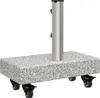 vidaXL Sonnenschirmständer Grau 45 x 25 x 45 cm Granit Produktbild-Vorschau 7