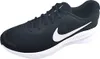 A black Nike running shoe with a white Nike swoosh logo and a white sole, shown from the side against a white background. Voir les images du produit