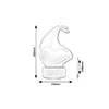 Rabalux 76001AKALI, Leichte Dekorationsfigur, Transparent, Produktbild-Vorschau 6