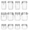 6tlg Set NORMA Vorratsglas 0,5L 0,75L 1L Bügelverschluss Produktbild-Vorschau 5
