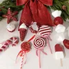 Weihnachtsschmuck Zuckerstangen und Süßigkeiten Set 12 Produktbild-Vorschau 5
