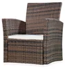 Lounge Sessel aus Poly Rattan Garten Terrassen Sessel Produktbild-Vorschau 2