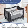 GOPLUS 2 in 1 Baby Reisebett mit Matratze, Baby Laufstall Produktbild-Vorschau 4