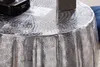 Stolik kawowy srebrny aluminiowy okrągły stoliczek boczny Podgląd zdjęcia produktu 7