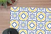 MuchoWow® Mauspad Mousepad Blume - Blau - Gelb - Kacheln - Produktbild-Vorschau 2