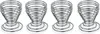 Kela Eierbecher Globul Metall verchromt 4tlg 6cm 5cmØ, Produktbild-Vorschau 2