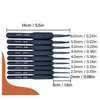 9-teiliges Häkelnadel-Set, ergonomischer Soft-Griff, glatte Produktbild-Vorschau 7