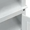 vidaXL Schoenenkast, wit, 86 x 38,5 x 108 cm, massief Productafbeelding-voorbeeld 7