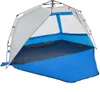 vidaXL Tenda da spiaggia 3 persone blu azzurro sgancio Anteprima dell’immagine prodotto 4